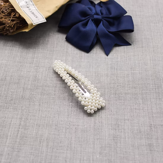 Grampo de cabelo de pérola feminino de cristal doce sereia princesa presilha de cabelo